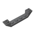 Slope Inverted 45 6 x 1 Double with 1 x 4 Cutout #52501 Dark Bluish Gray