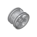 Wheel 30.4mm D.x20mm With No Pin Holes And Reinforced Rim #56145 Light Bluish Gray