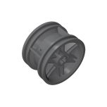 Wheel 30.4mm D.x20mm With No Pin Holes And Reinforced Rim #56145 Dark Bluish Gray