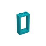 Window 1 x 2 x 3 Flat Front #60593 Dark Turquoise