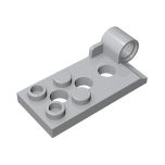 Grey Grey 4 x lego 98285 Plate Hinge Hinge Flat 2x4 Pin Hole New New 