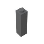 Brick 1 x 1 x 3 #14716 Dark Bluish Gray