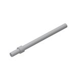 Bar 6L with Stop Ring #63965 Light Bluish Gray
