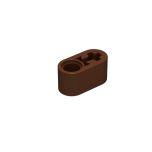 Technic Beam 1 x 2 Thick with Pin Hole and Axle Hole #60483  Reddish Brown Gobricks