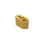 Technic Beam 1 x 2 Thick with Pin Hole and Axle Hole #60483 Pearl Gold