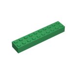 Brick 2 x 10 #3006 Green