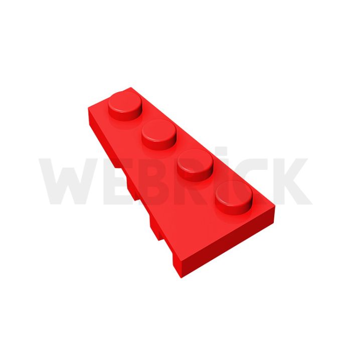 LEGO Parts NEW Pack of 5 Wedge Plate 4x2 Left 41770 REDDISH BROWN