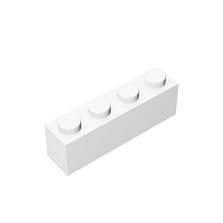Brick 1 x 4 #3010 White 10 pieces