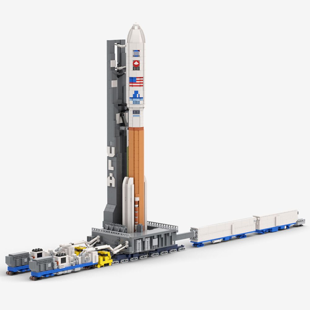 Atlas V Rocket and Transporter LC-41 1:110 MOC-128611