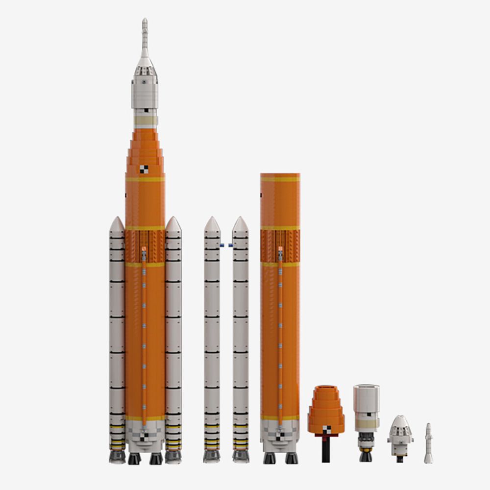 Space Launch System Artemis SLS Block 1 (1:110 Saturn V scale) MOC-28893