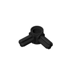 Technic Pin Connector Hub with 2 Perpendicular Axles #10197 Black