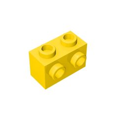 Brick Special 1 x 2 with 2 Studs on 1 Side #11211 Yellow