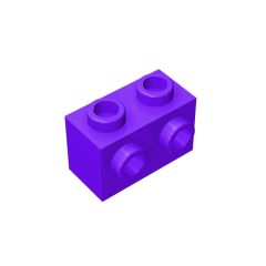 Brick Special 1 x 2 with 2 Studs on 1 Side #11211 Dark Purple