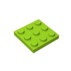 Plate 3 x 3 #11212 Lime 1KG