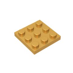 Plate 3 x 3 #11212 Pearl Gold