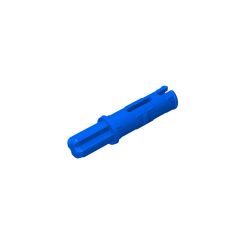 Technic Axle Pin 3L with Friction Ridges Lengthwise and 1L Axle #11214 Blue 1/2 KG