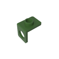 Minifig Neckwear Bracket - One Stud #42446  Army Green Gobricks  1KG
