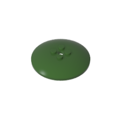 Dish 6 x 6 Inverted #44375  Army Green Gobricks  1KG