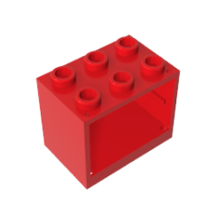 Container, Cupboard 2 x 3 x 2 - Hollow Studs #4532bContainer, Cupboard 2 x 3 x 2 - Hollow Studs #4532b