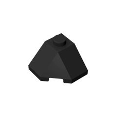 Wedge Sloped 45¡ã 2 x 2 Corner #13548 Black 10 pieces