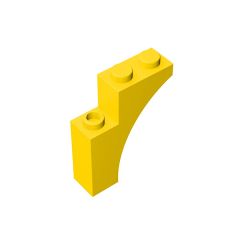 Brick Arch 1 x 3 x 3 [Gothic] #13965 Yellow