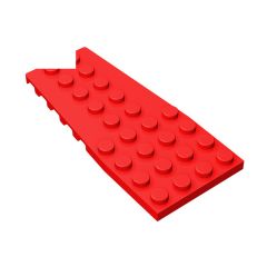 Wedge Plate 4 x 9 with Stud Notches #14181 Red