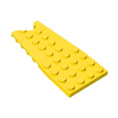 Wedge Plate 4 x 9 with Stud Notches #14181 Yellow