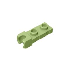 Plate Special 1 x 2 5.9mm End Cup #14418 Olive Green