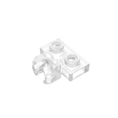 Plate, Modified 1 x 2 with Small Tow Ball Socket on Cup #14704  Trans-Clear Gobricks