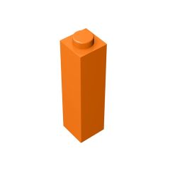 Brick 1 x 1 x 3 #14716 Orange 1/4 KG