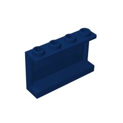 Panel 1 x 4 x 2 with Side Supports - Hollow Studs #14718 Dark Blue