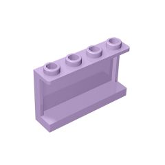 Panel 1 x 4 x 2 with Side Supports - Hollow Studs #14718 Lavender 1/2 KG