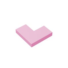Tile 2 x 2 Corner #14719 Bright Pink