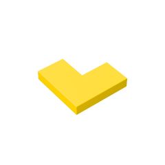 Tile 2 x 2 Corner #14719 Yellow