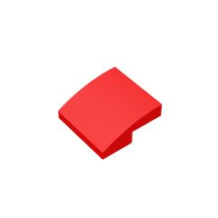 Slope Curved 2 x 2 x 2/3 #15068 Red 1 KG