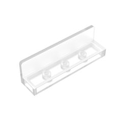 Panel 1 x 4 x 1 with Rounded Corners - Thin Wall #15207 Trans-Clear