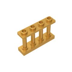 Fence Spindled 1 x 4 x 2 - 4 Top Studs #15332 Pearl Gold