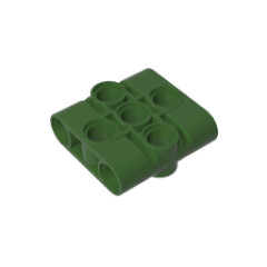 Technic Connector Beam 3 x 3 #39793 Army Green Gobricks