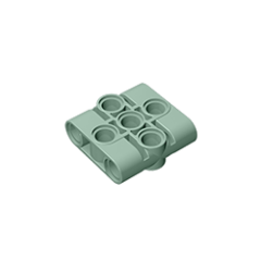 Technic Pin Connector Block Liftarm 1 x 3 x 3 #39793 Sand Green Gobricks