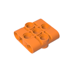 Technic Connector Beam 3 x 3 #39793 Orange Gobricks