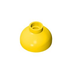 Brick Round 2 x 2 Dome Bottom - Open Stud #15395 Yellow