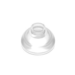 Brick Round 2 x 2 Dome Bottom - Open Stud #15395 Trans-Clear