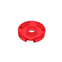 Tile, Round 2 x 2 With Hole #15535 Trans-Red