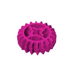 Technic Gear 20 Tooth Double Bevel with Axle Hole Type 1 [+ Opening] #18575 Bulk 1 KG