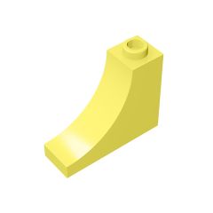 Brick Arch 1 x 3 x 2 Inverted - Inside Bow #18653 Bright Light Yellow