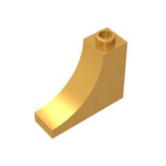 Brick Arch 1 x 3 x 2 Inverted - Inside Bow #18653 Pearl Gold 1/4 KG