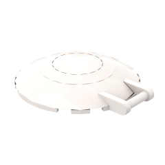 Dish 6 x 6 Inverted With Bar Handle #18675 White 1/4 KG