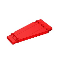 Technic Panel 5 x 11 x 1 Tapered #18945 Red