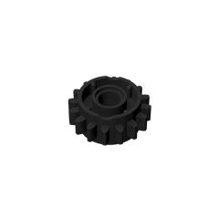Gear 16 Tooth With Clutch On Both Sides #18946 Black