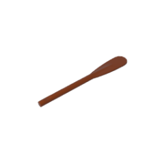 Equipment Oar / Paddle Reinforced #87585 Gobricks Reddish Brown